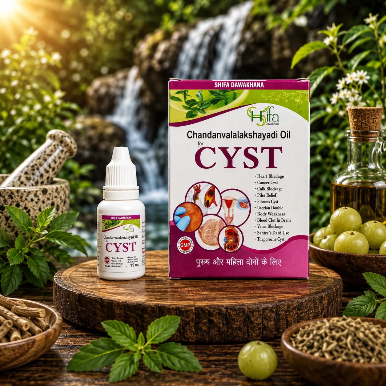 Chandanvalalakshayadi Oil for CYST